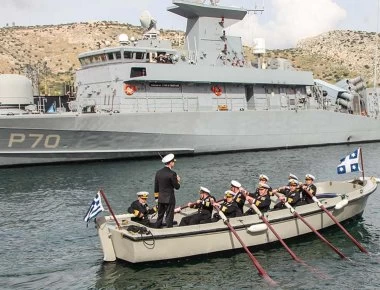 Ναύσταθμος Σαλαμίνας: Τελετή παράδοσης-παραλαβής καθηκόντων Αρχηγού Στόλου